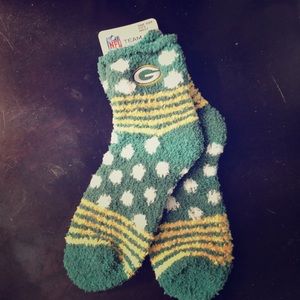 Green Bay Packers Fuzzy Socks